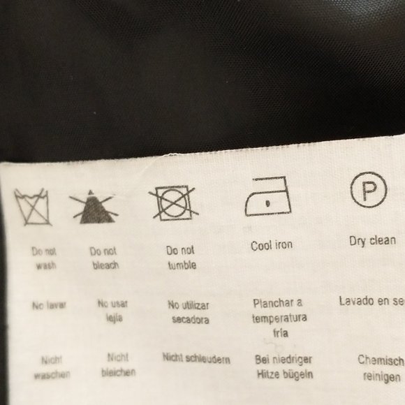 Women Esprit size 4 wool blend double breasted jacket, black/white tweed pattern - Picture 11 of 13